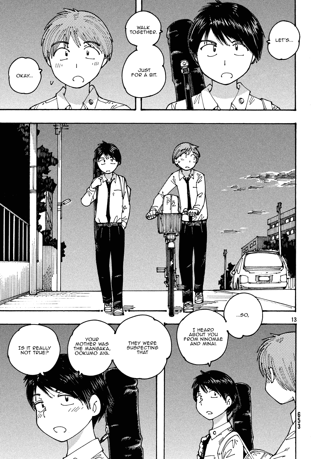 Ookumo-chan Flashback Chapter 21 page 13 - Chapter 21: Maybe Next Time, I'll Read Some Of Mom's Manga?