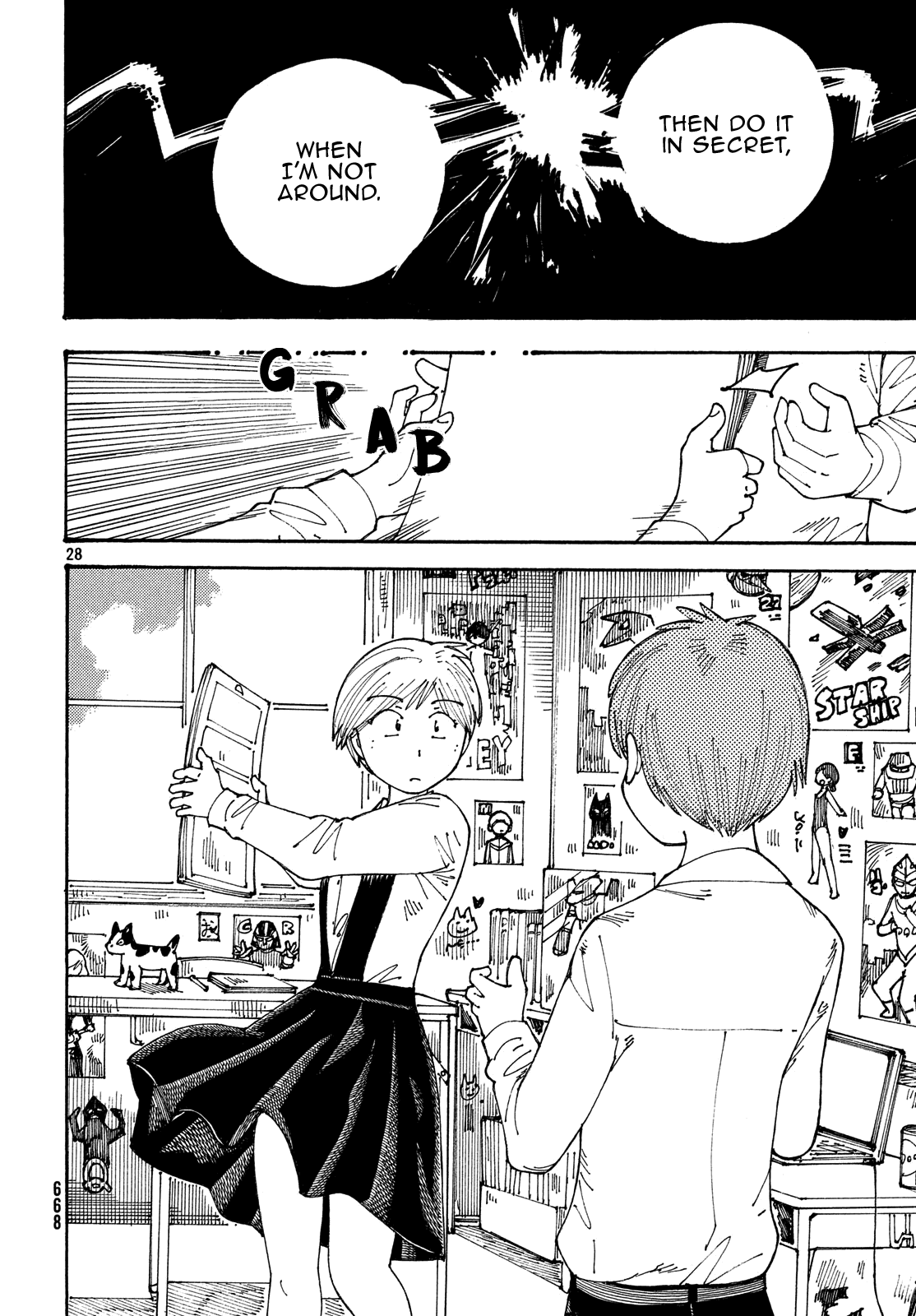 Ookumo-chan Flashback Chapter 21 page 28 - Chapter 21: Maybe Next Time, I'll Read Some Of Mom's Manga?