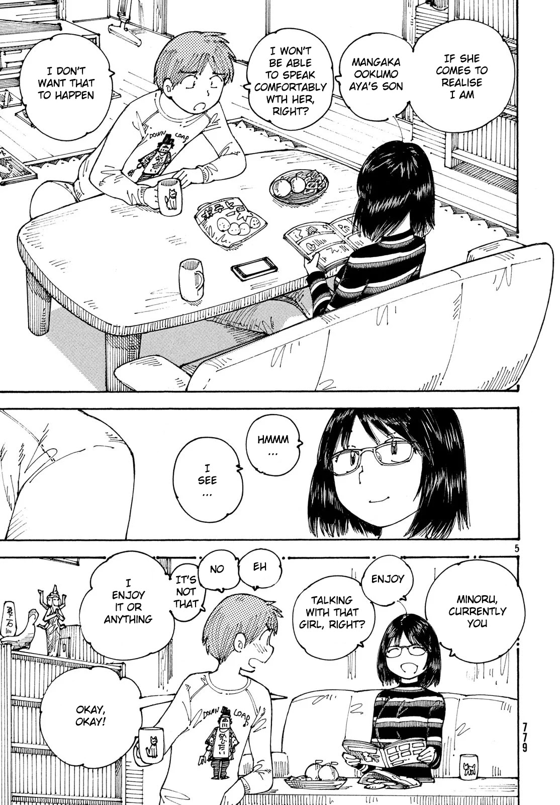 Ookumo-chan Flashback Chapter 22 page 5 - Chapter 22: Minoru, You Enjoy Talking With That Girl, Right?
