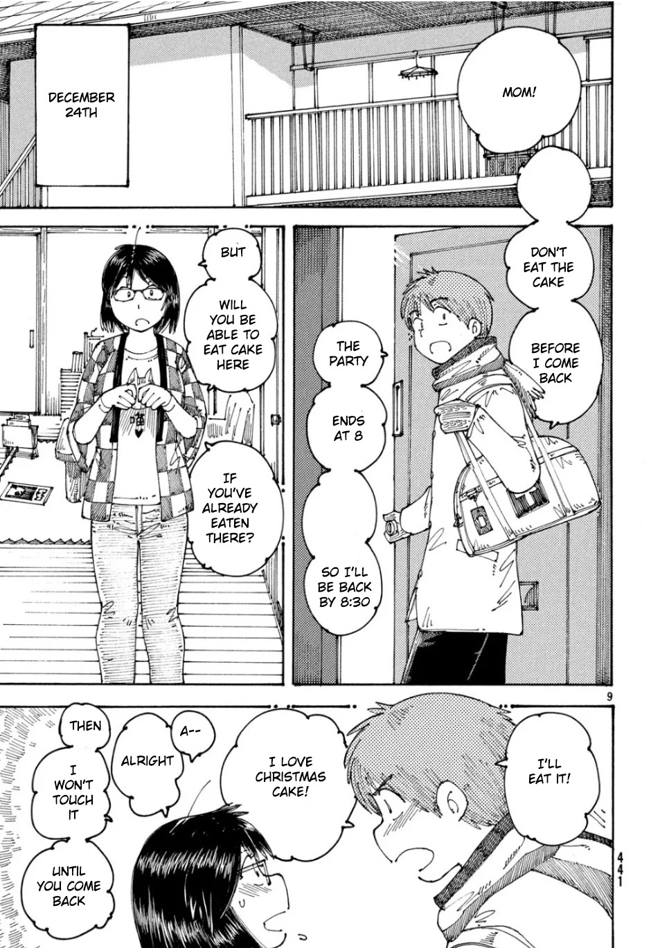 Ookumo-chan Flashback Chapter 27 page 9 - Chapter 27: Since I Was a Child, I Spent December 24ths Eating Cake With My Mom