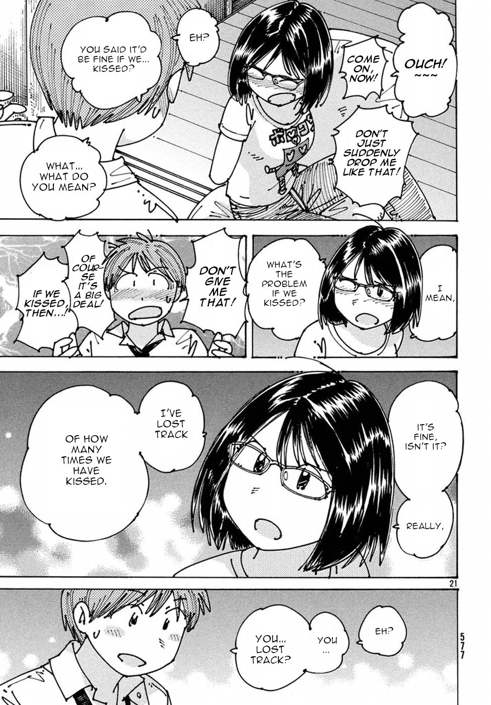 Ookumo-chan Flashback Chapter 5 page 21 - Chapter 5: It'd be fine if we kissed...