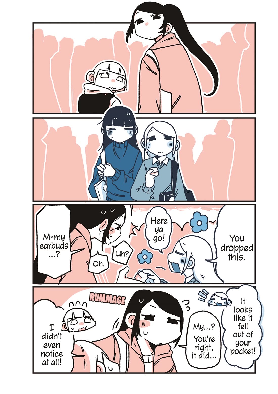 Oosaki-san & Komori-san Chapter 107 page 3 - Chapter 107: movie