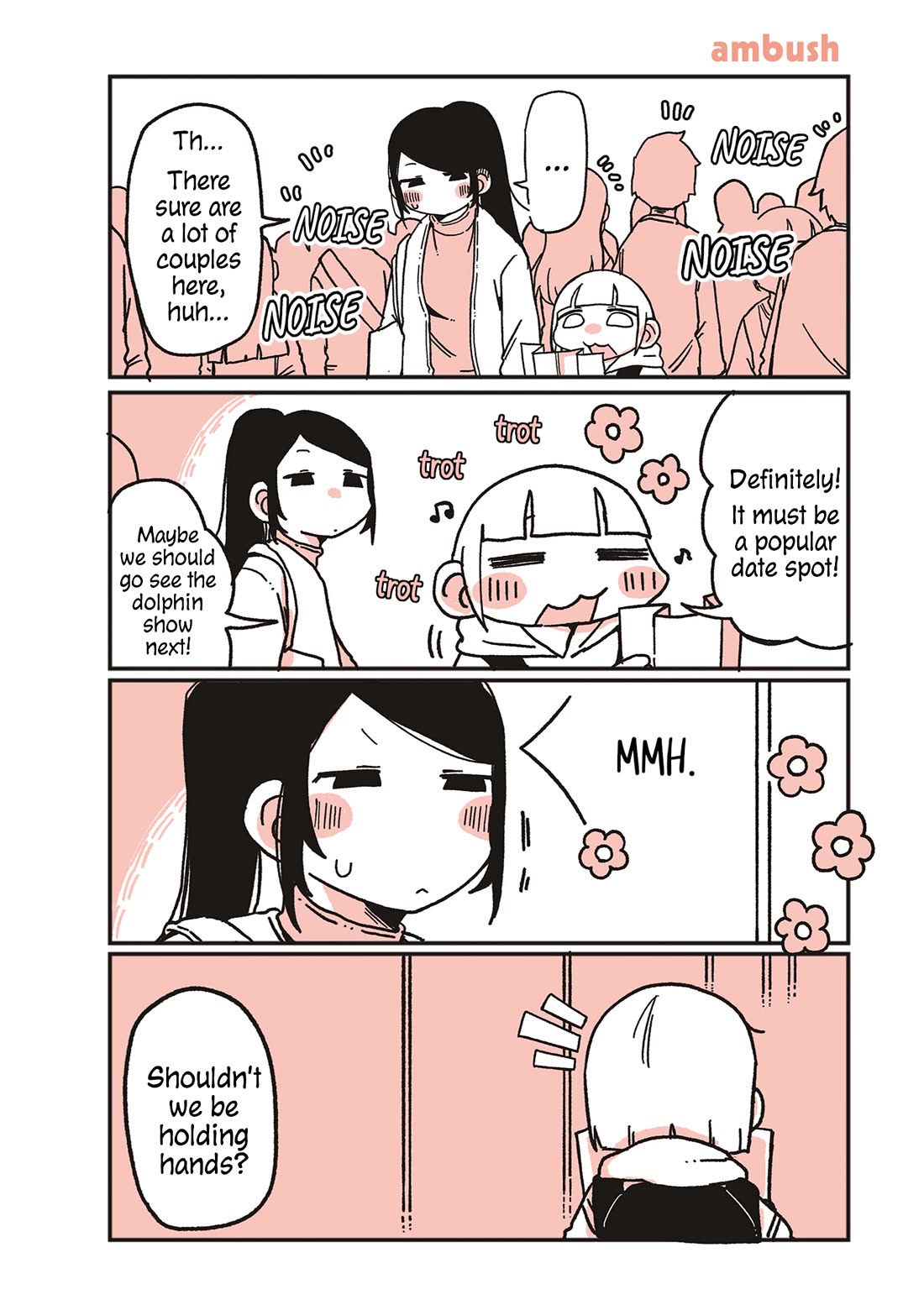 Oosaki-san & Komori-san Chapter 95 page 1 - Chapter 95: ambush