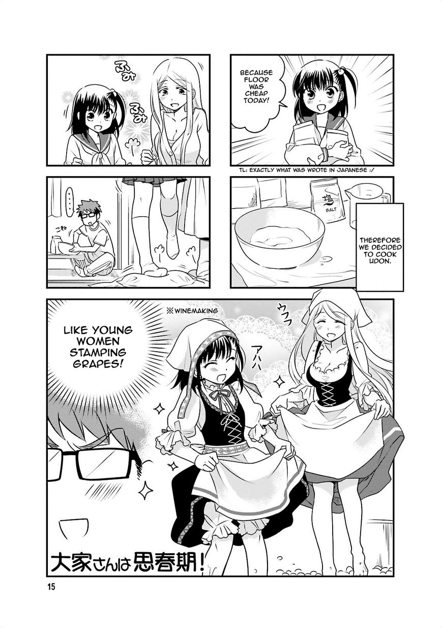 Ooya-san wa Shishunki! Chapter 17 page 1 - Chapter 17