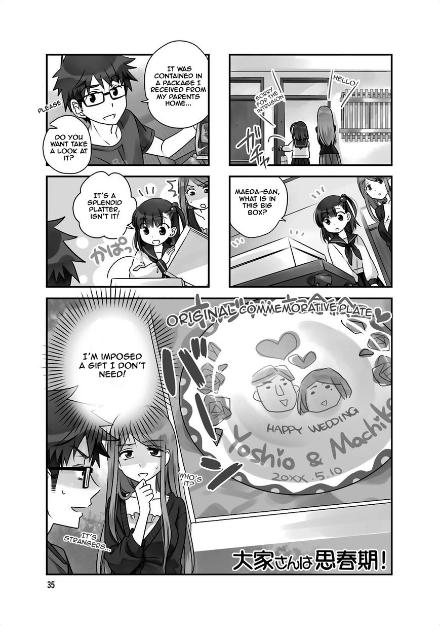 Ooya-san wa Shishunki! Chapter 20 page 1 - Chapter 20