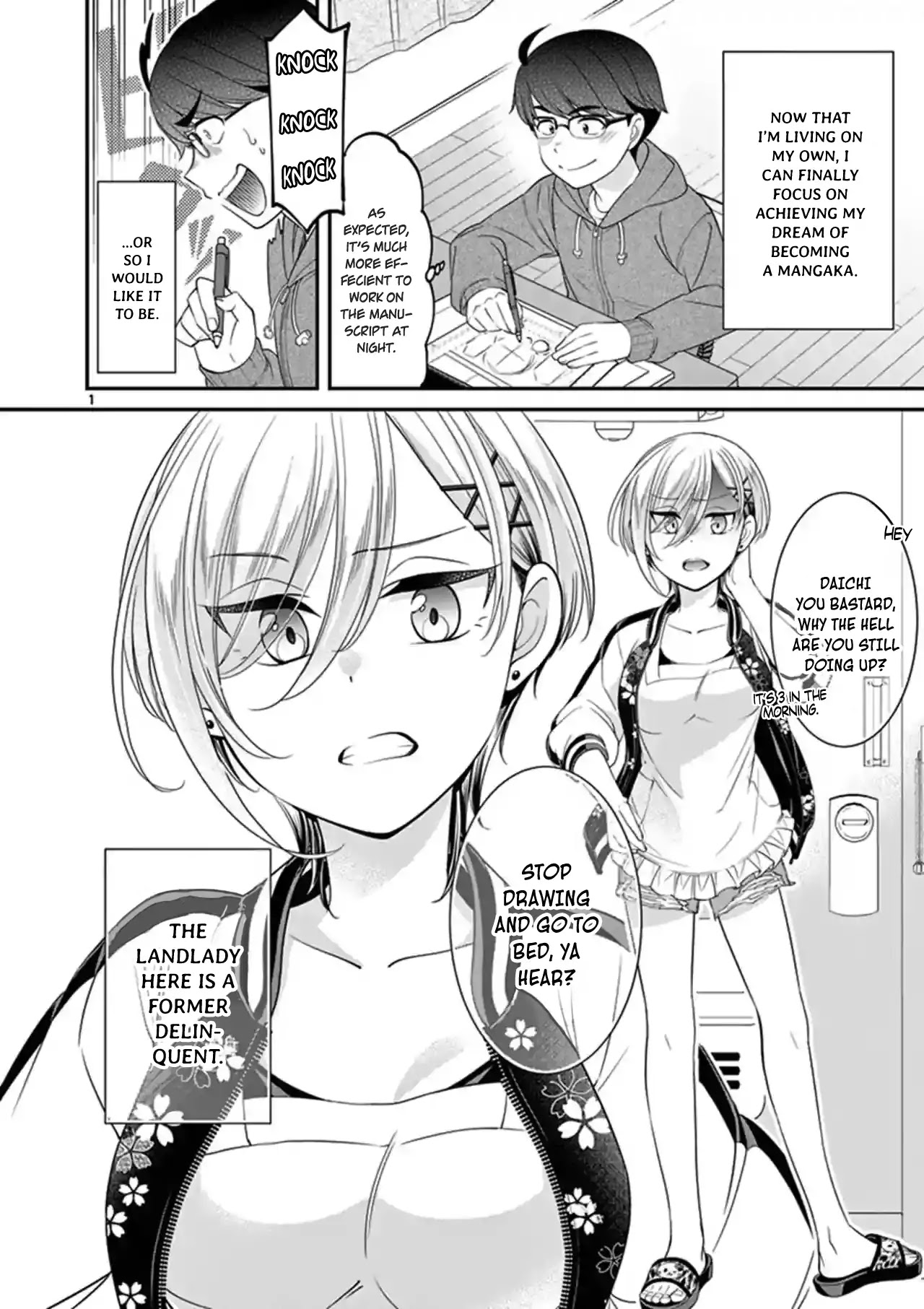 Ooyanki! ~My Apartment Life with a Yankee Landlord~ Chapter 1.5 page 2 - Chapter 1.5