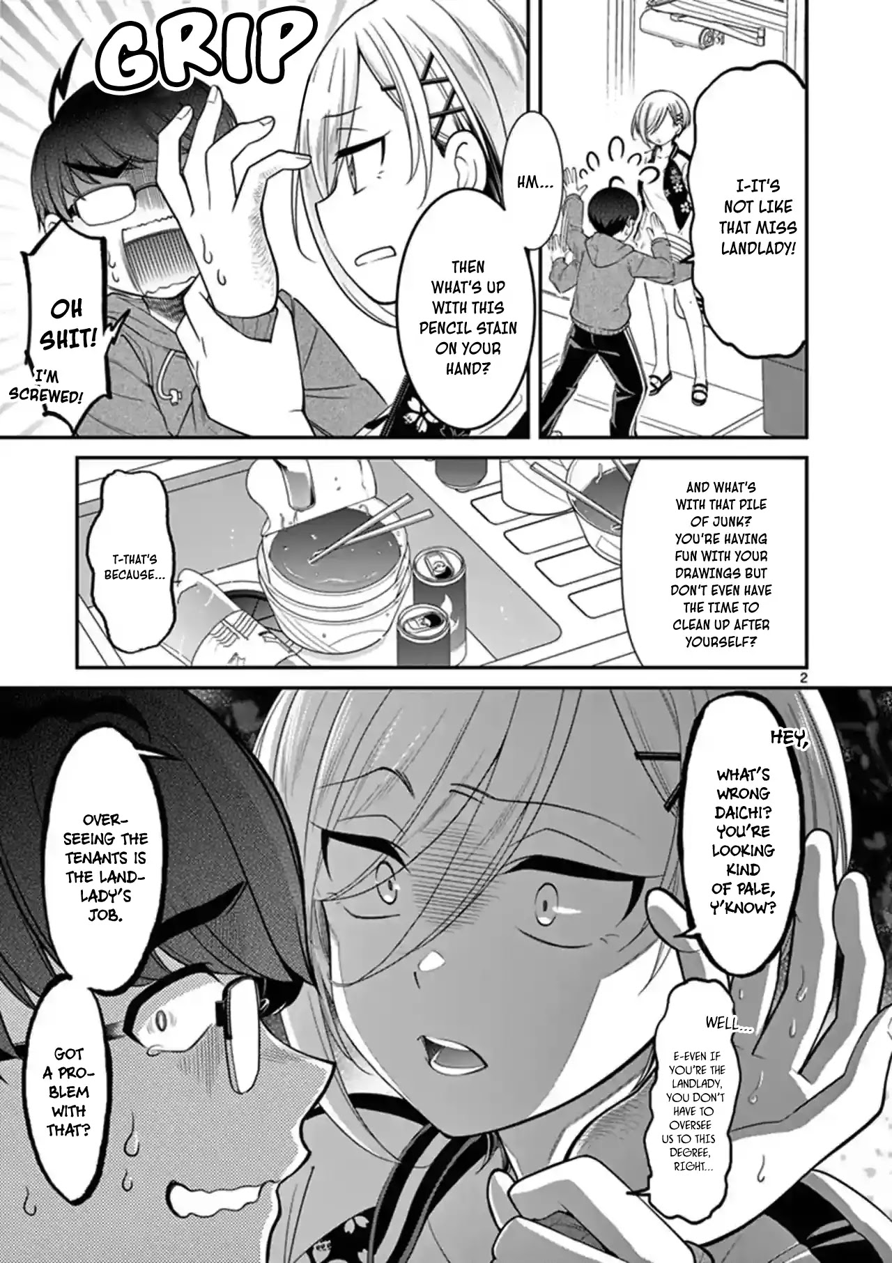Ooyanki! ~My Apartment Life with a Yankee Landlord~ Chapter 1.5 page 3 - Chapter 1.5