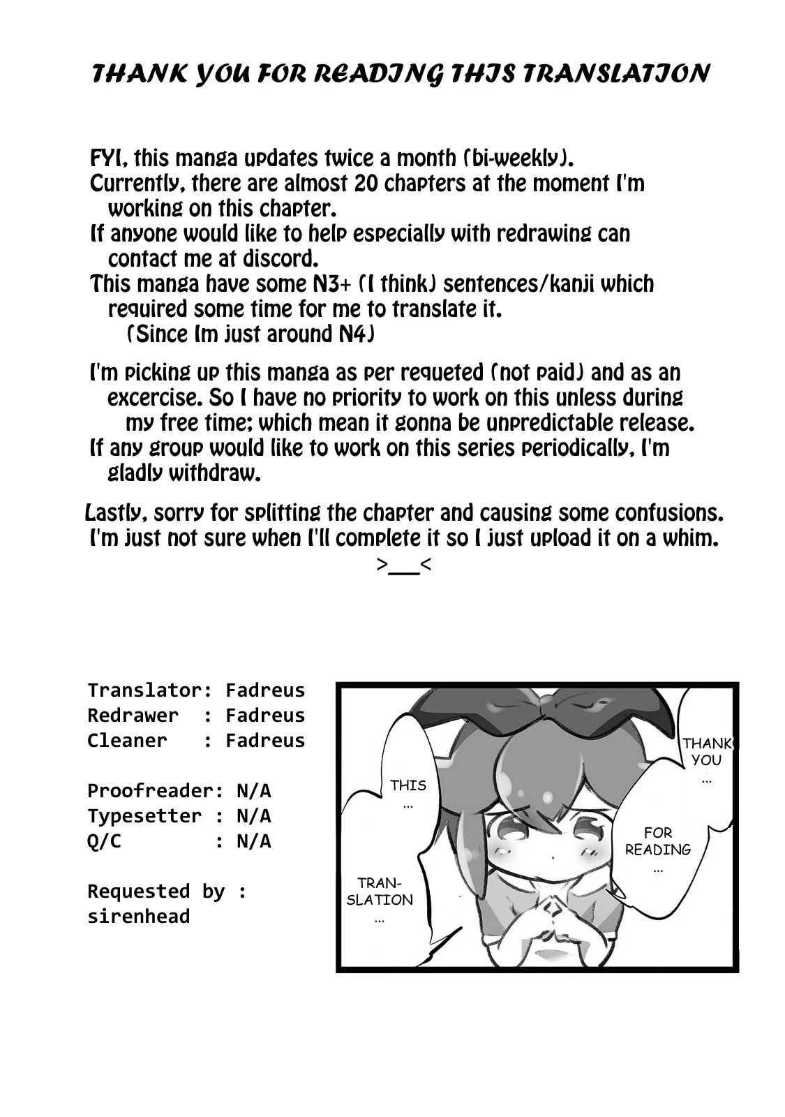 Opened The "Different World Nursery School"  ~The Strongest Loli Spirits Are Deredere by Paternity Skill~ Chapter 1.5 page 19 - Chapter 1.5: Kindergarten Admission (Part 2)