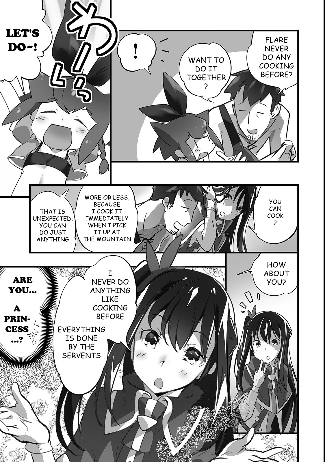 Opened The "Different World Nursery School"  ~The Strongest Loli Spirits Are Deredere by Paternity Skill~ Chapter 3 page 5 - Chapter 3: Itadakimasu (Bon appétit)