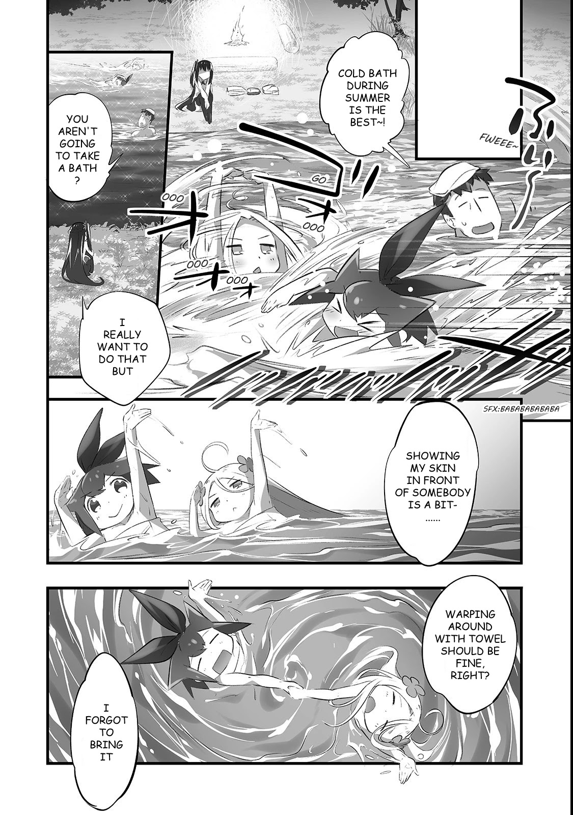 Opened The "Different World Nursery School"  ~The Strongest Loli Spirits Are Deredere by Paternity Skill~ Chapter 5 page 10 - Chapter 5: Mizuabi (Cold Bath)