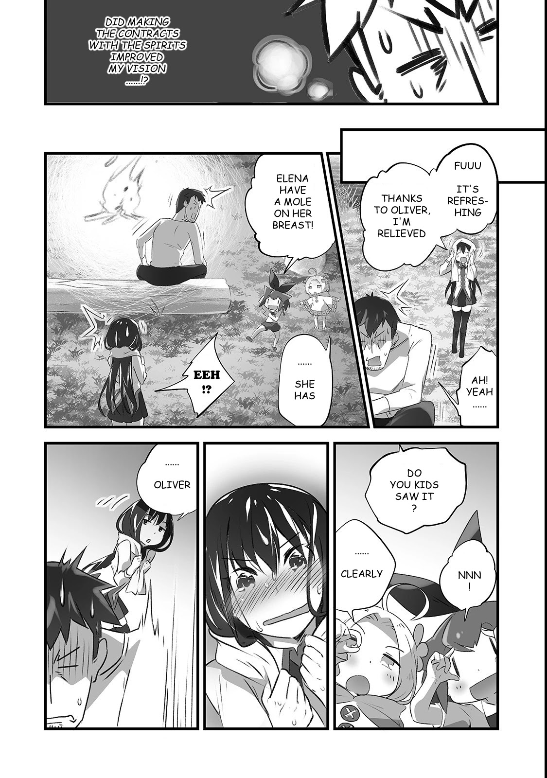 Opened The "Different World Nursery School"  ~The Strongest Loli Spirits Are Deredere by Paternity Skill~ Chapter 5 page 14 - Chapter 5: Mizuabi (Cold Bath)