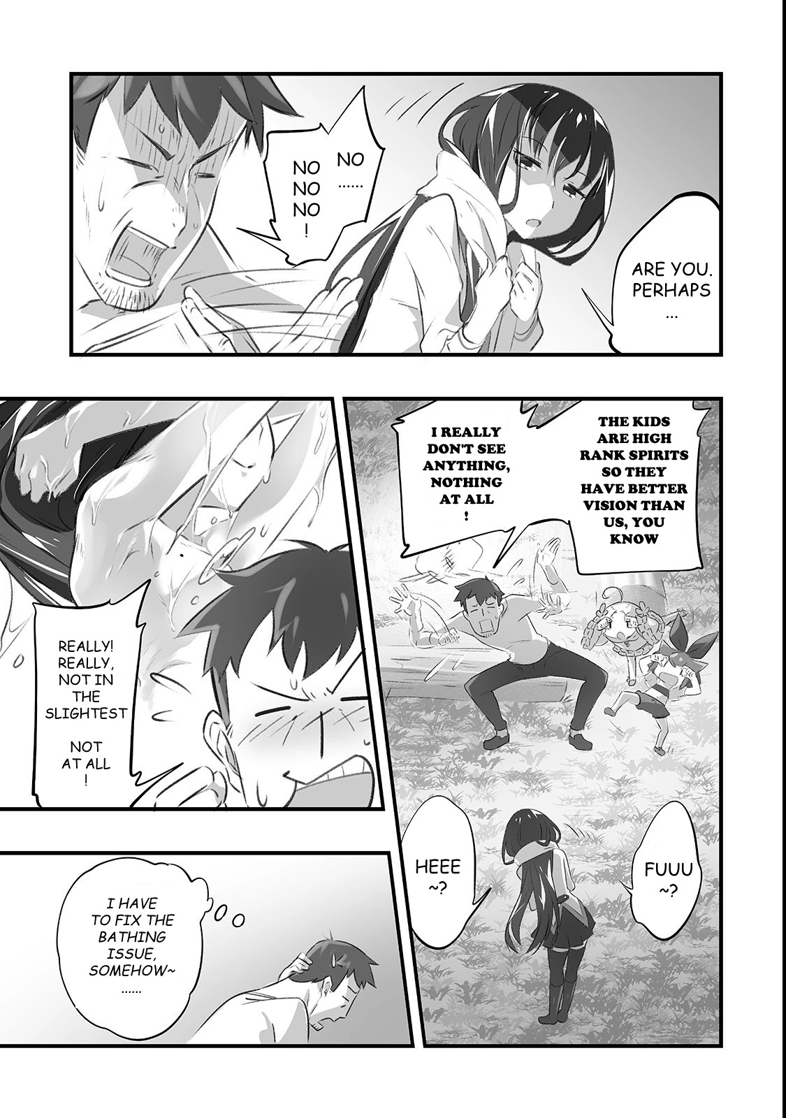 Opened The "Different World Nursery School"  ~The Strongest Loli Spirits Are Deredere by Paternity Skill~ Chapter 5 page 15 - Chapter 5: Mizuabi (Cold Bath)