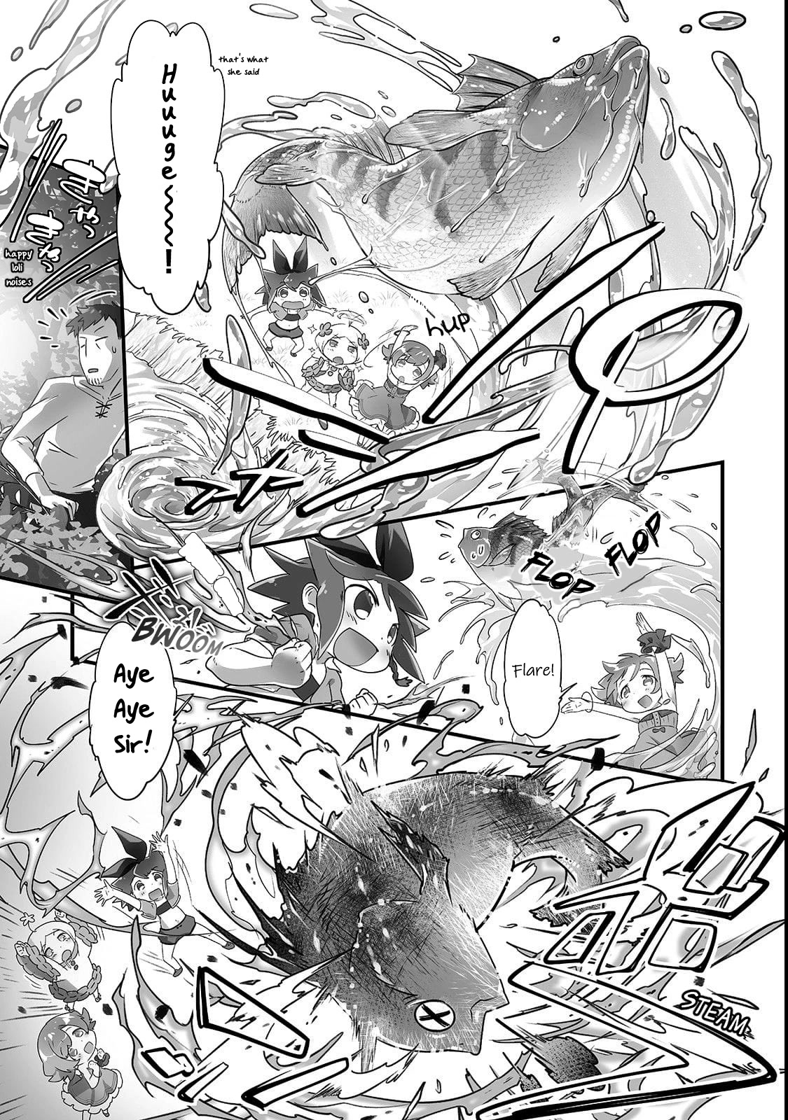Opened The "Different World Nursery School"  ~The Strongest Loli Spirits Are Deredere by Paternity Skill~ Chapter 7.5 page 4 - Chapter 7.5: Special Episode 「Ohiruyasumi (Lunch Break)」