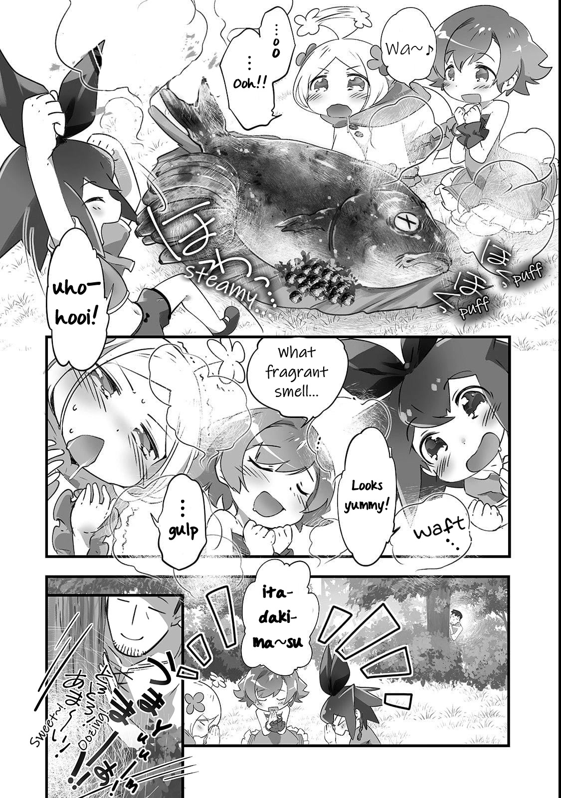 Opened The "Different World Nursery School"  ~The Strongest Loli Spirits Are Deredere by Paternity Skill~ Chapter 7.5 page 5 - Chapter 7.5: Special Episode 「Ohiruyasumi (Lunch Break)」
