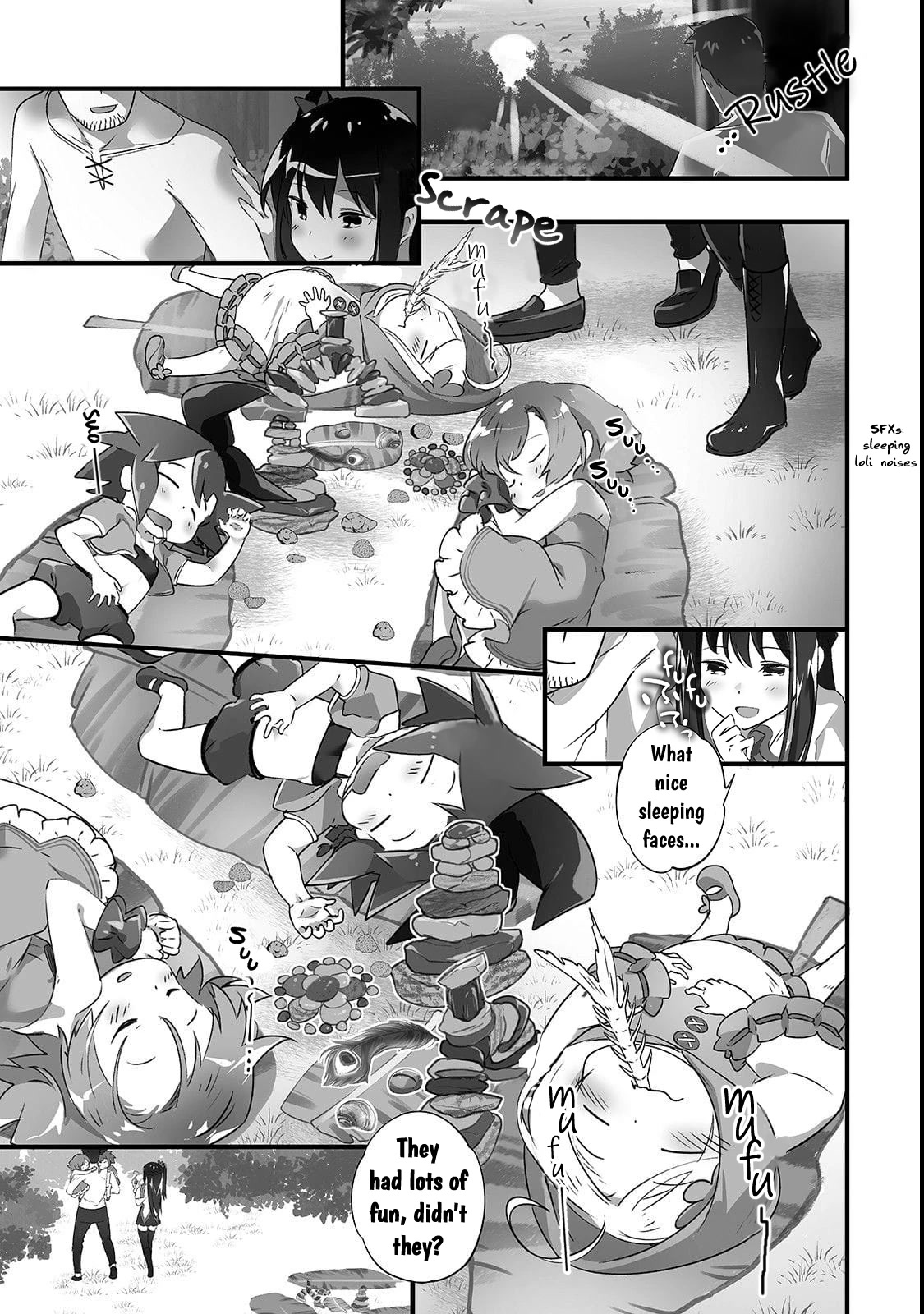 Opened The "Different World Nursery School"  ~The Strongest Loli Spirits Are Deredere by Paternity Skill~ Chapter 7.5 page 6 - Chapter 7.5: Special Episode 「Ohiruyasumi (Lunch Break)」