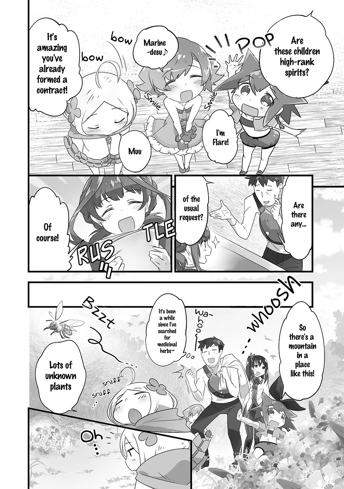 Opened The "Different World Nursery School"  ~The Strongest Loli Spirits Are Deredere by Paternity Skill~ Chapter 8 page 5 - Chapter 8: Kusamushiri「Weeding」