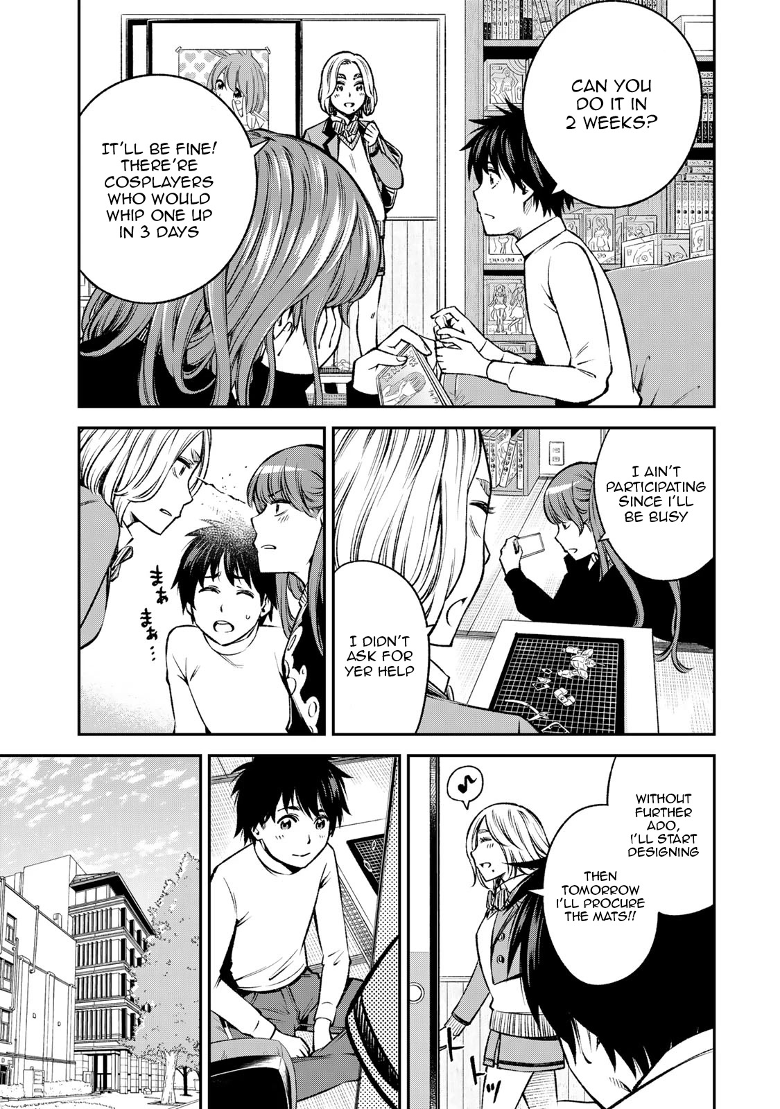 Ora, Yomekko sa ikuda! ~ Kosupure JK no Himitsu no Aijou ~ Chapter 12 page 9 - Chapter 12: Handicraft Club, I'll Do It!