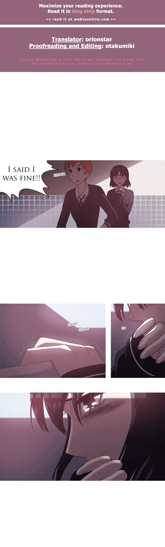 Orange Marmalade Chapter 30 page 1 - Chapter 30: Bird that Cannot Fly (Part 6)