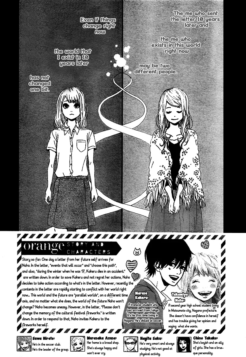 Orange (TAKANO Ichigo) Chapter 6 page 4 - Chapter 6