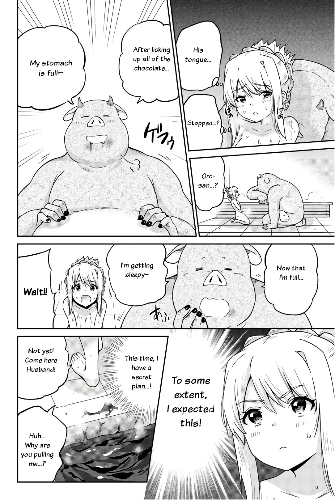 Orc ga Okashite Kurenai! Chapter 15 page 11 - Chapter 15: This time, I'll lick you...♥