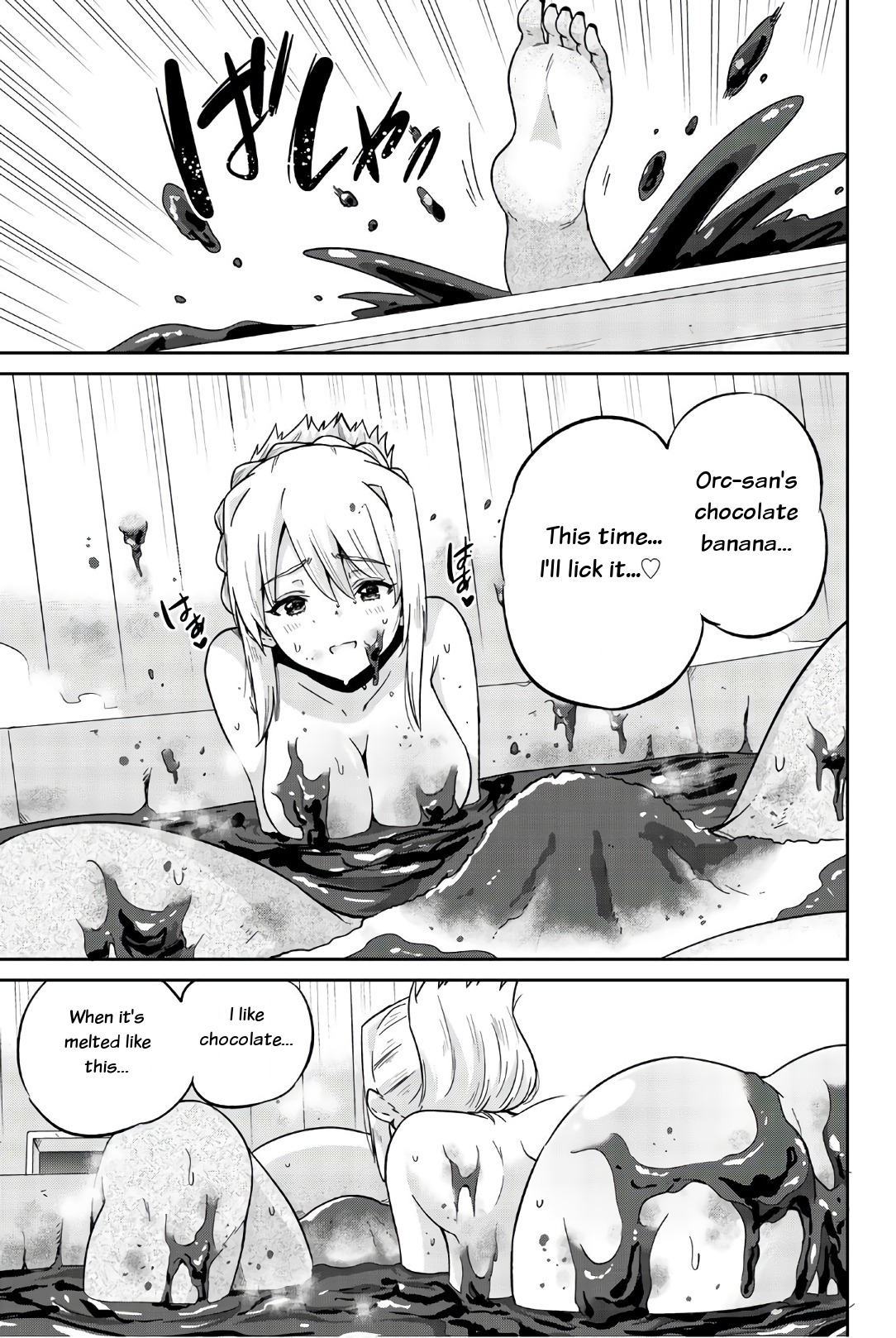 Orc ga Okashite Kurenai! Chapter 15 page 12 - Chapter 15: This time, I'll lick you...♥