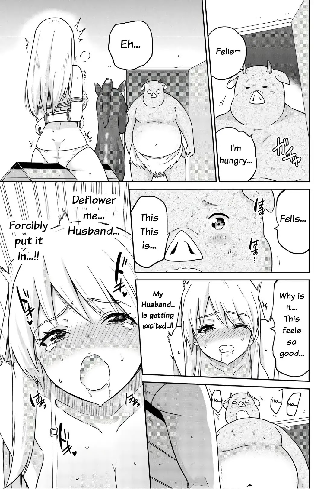 Orc ga Okashite Kurenai! Chapter 19 page 9 - Chapter 19: ...Resistance...I'm not done...♥(part 2)