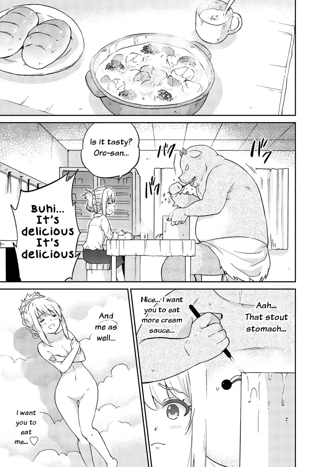Orc ga Okashite Kurenai! Chapter 2 page 5 - Chapter 2: Instead of the bed
