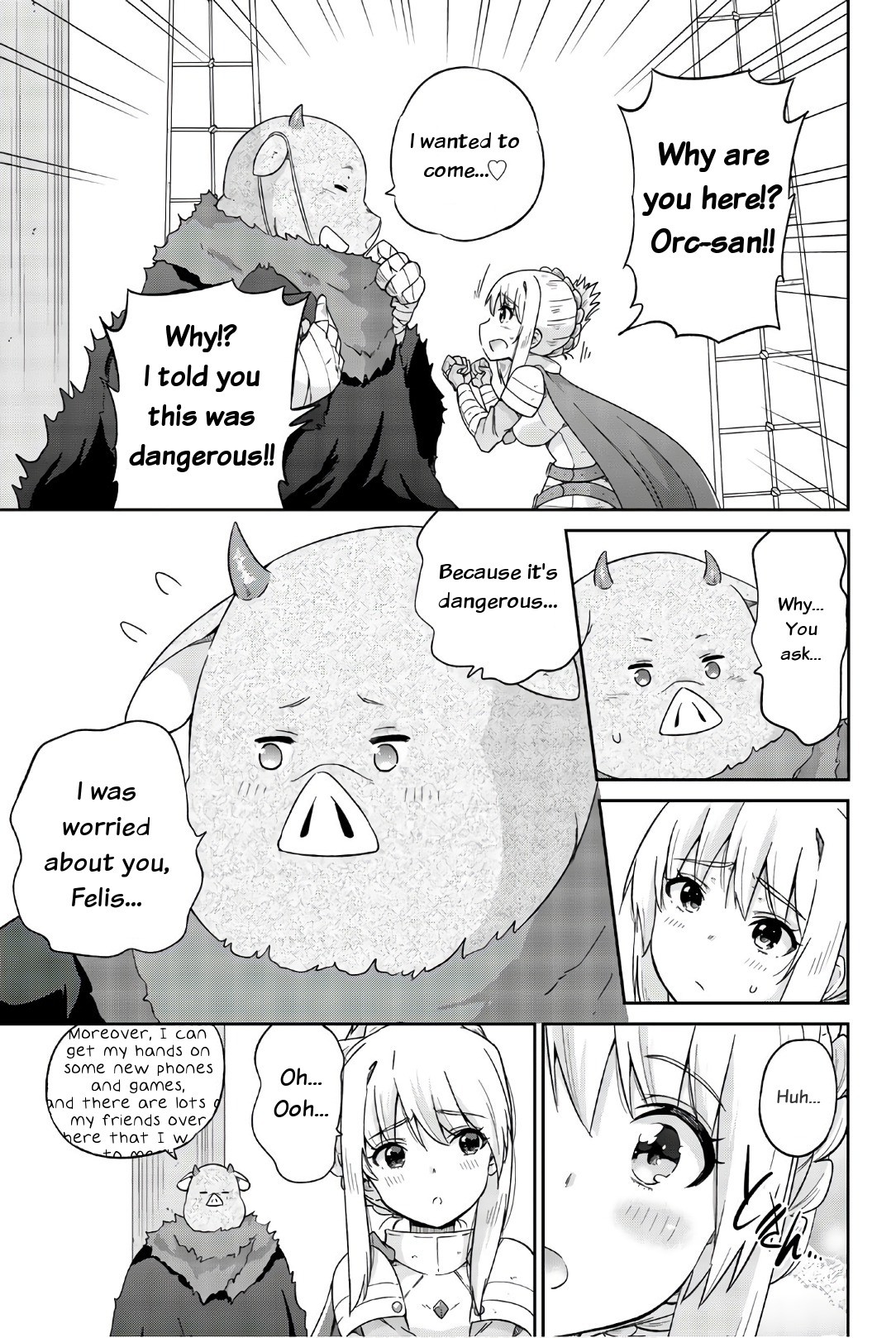 Orc ga Okashite Kurenai! Chapter 26 page 3 - Chapter 26: My voice... I can't hide it...♥