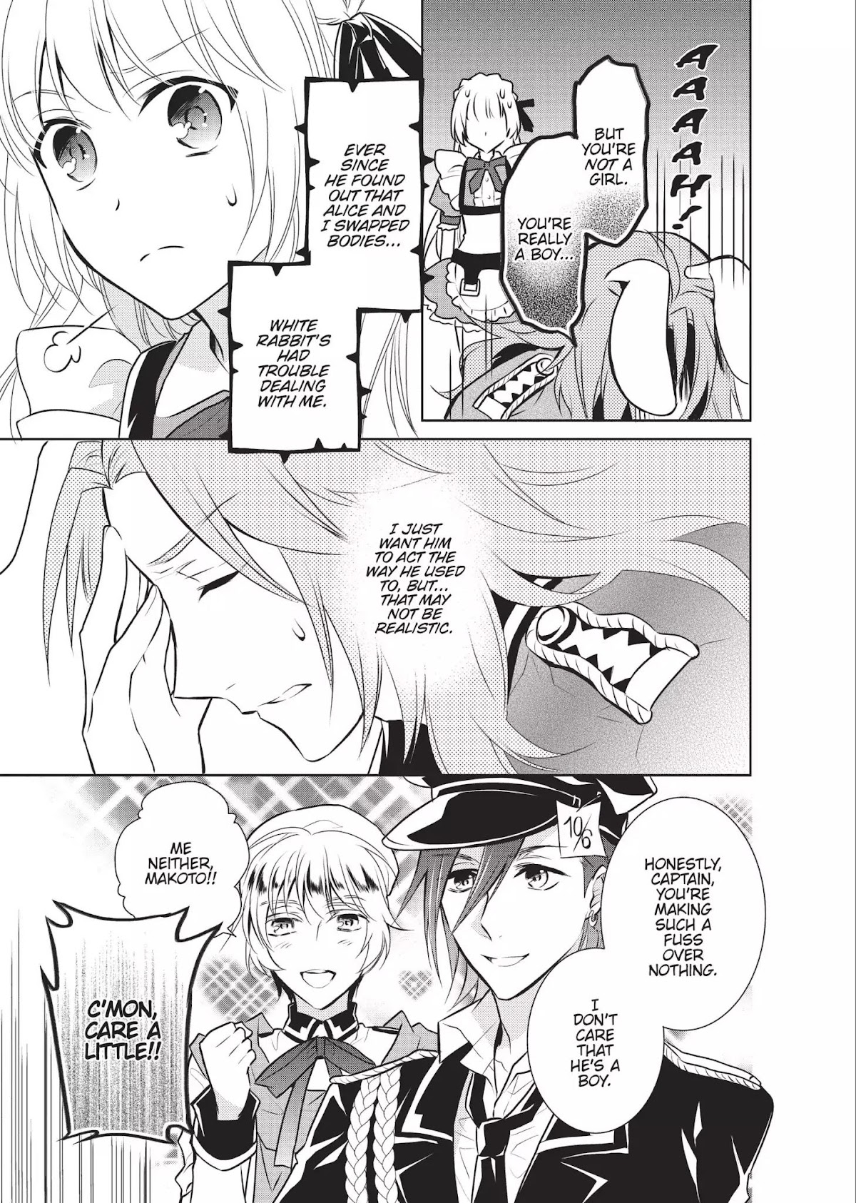 Ore Alice - Danjo Gyakuten Chapter 8 page 3 - Chapter 8: The White Rabbit's Secret