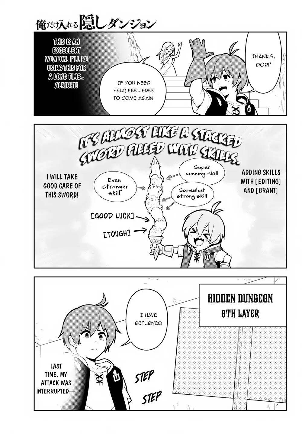 Ore dake Haireru Kakushi Dungeon: Kossori Kitaete Sekai Saikyou Chapter 25 page 6 - Chapter 25