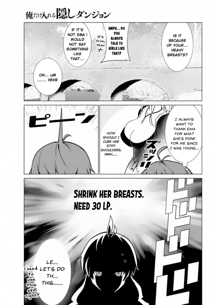 Ore dake Haireru Kakushi Dungeon: Kossori Kitaete Sekai Saikyou Chapter 3 page 16 - Chapter 3