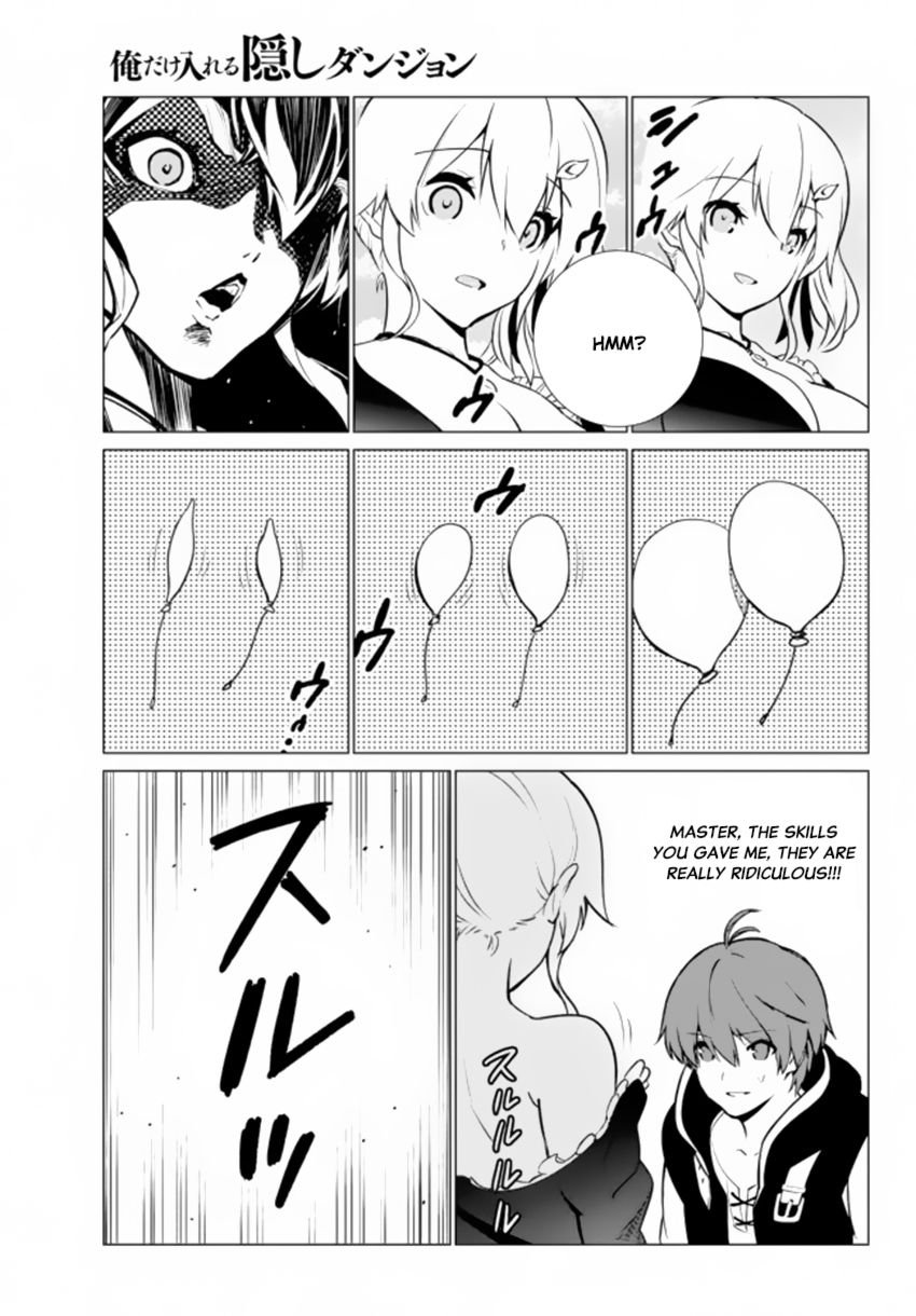 Ore dake Haireru Kakushi Dungeon: Kossori Kitaete Sekai Saikyou Chapter 3 page 18 - Chapter 3