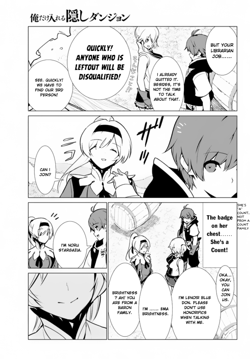 Ore dake Haireru Kakushi Dungeon: Kossori Kitaete Sekai Saikyou Chapter 3 page 28 - Chapter 3