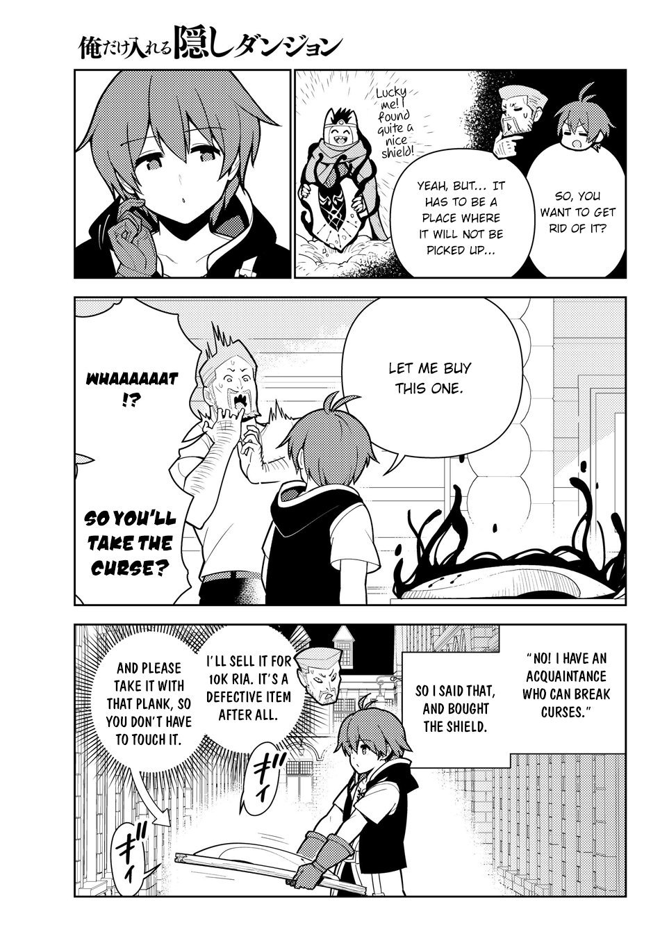 Ore dake Haireru Kakushi Dungeon: Kossori Kitaete Sekai Saikyou Chapter 36 page 14 - Chapter 36