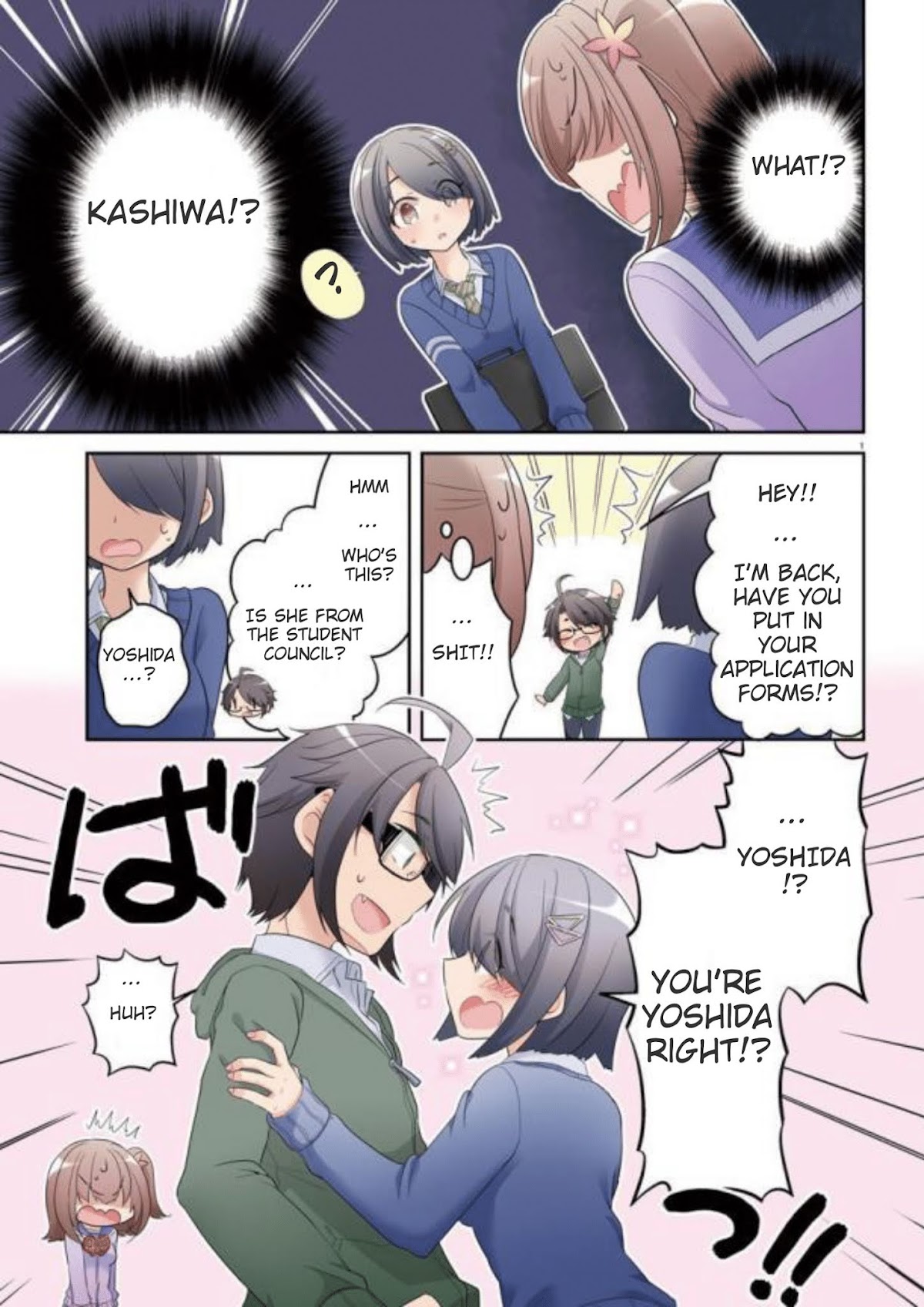 Ore ga Fujoshi de Aitsu ga Yuriota de Chapter 6 page 1 - Chapter 6: Kashiwa's Return