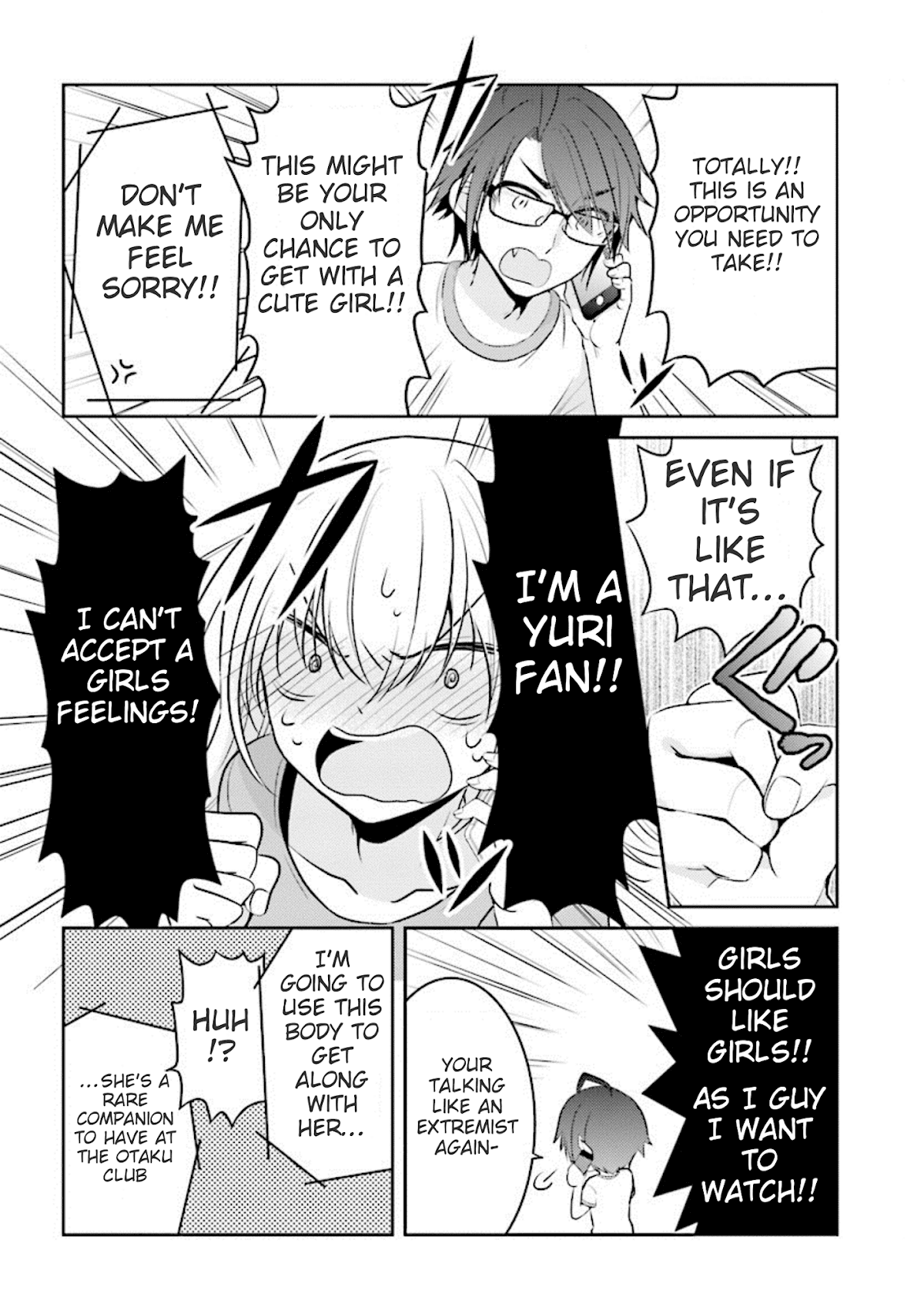 Ore ga Fujoshi de Aitsu ga Yuriota de Chapter 6 page 12 - Chapter 6: Kashiwa's Return