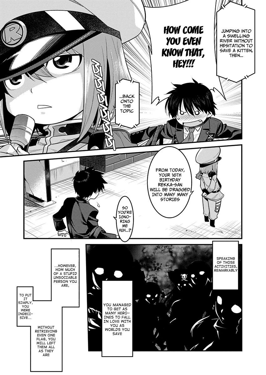 Ore ga Heroine o Tasukesugite Sekai ga Little Mokushiroku!? Chapter 1 page 22 - Chapter 1: The Lineage of Namidare