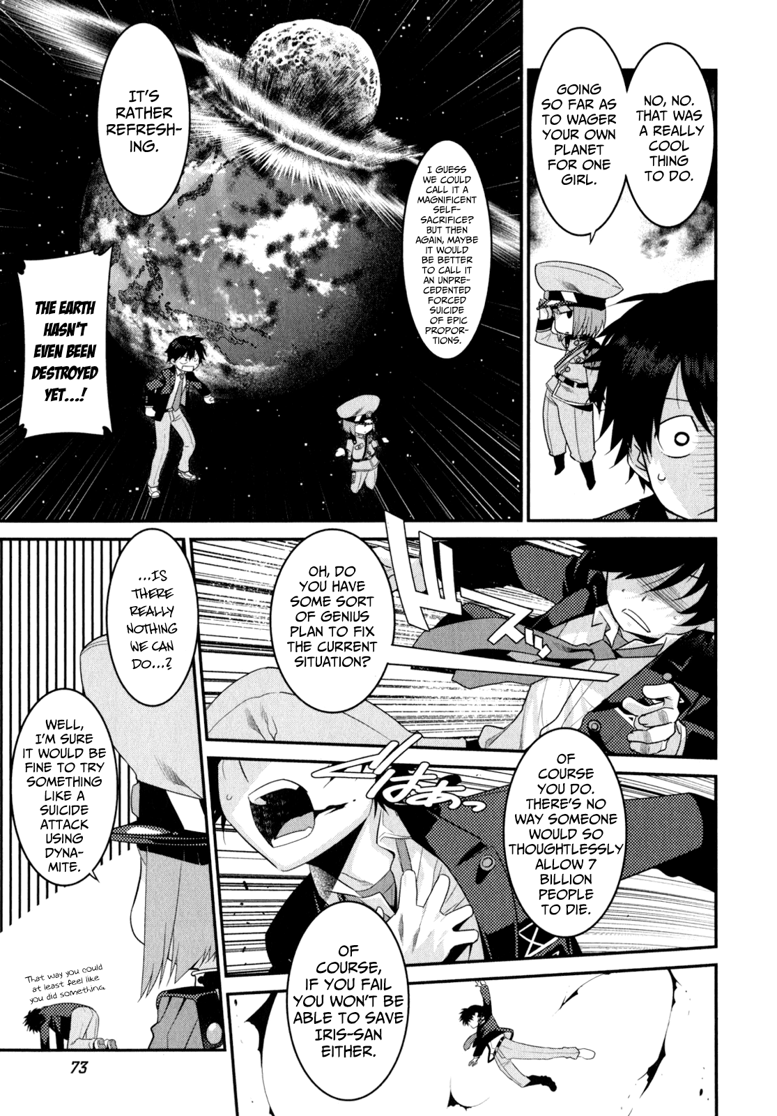 Ore ga Heroine o Tasukesugite Sekai ga Little Mokushiroku!? Chapter 10 page 4 - Chapter 10: 7 Hours till Destruction