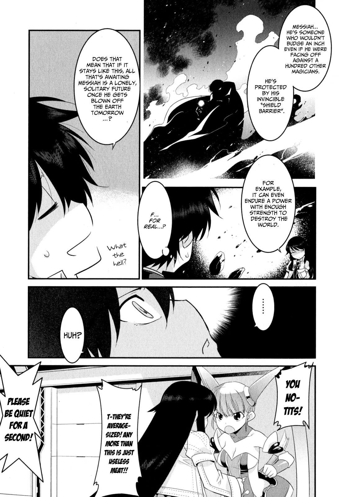 Ore ga Heroine o Tasukesugite Sekai ga Little Mokushiroku!? Chapter 11 page 18 - Chapter 11: Space Bloodbath
