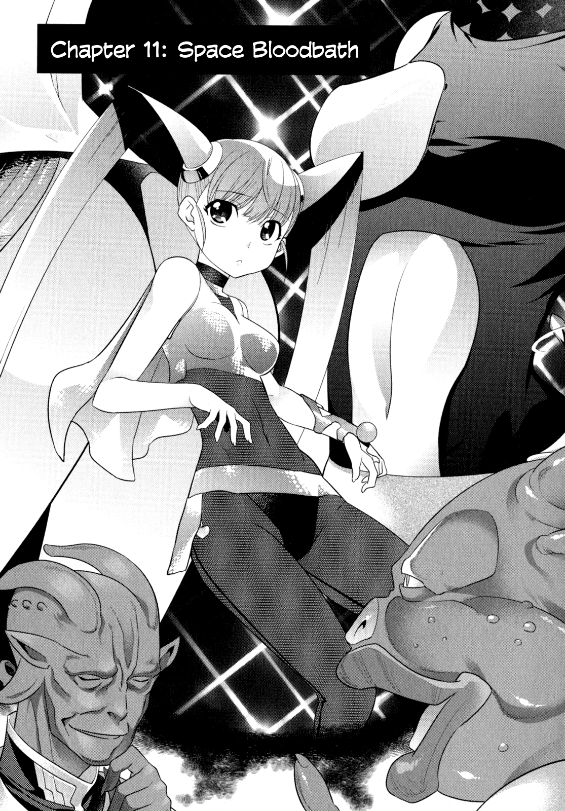 Ore ga Heroine o Tasukesugite Sekai ga Little Mokushiroku!? Chapter 11 page 2 - Chapter 11: Space Bloodbath