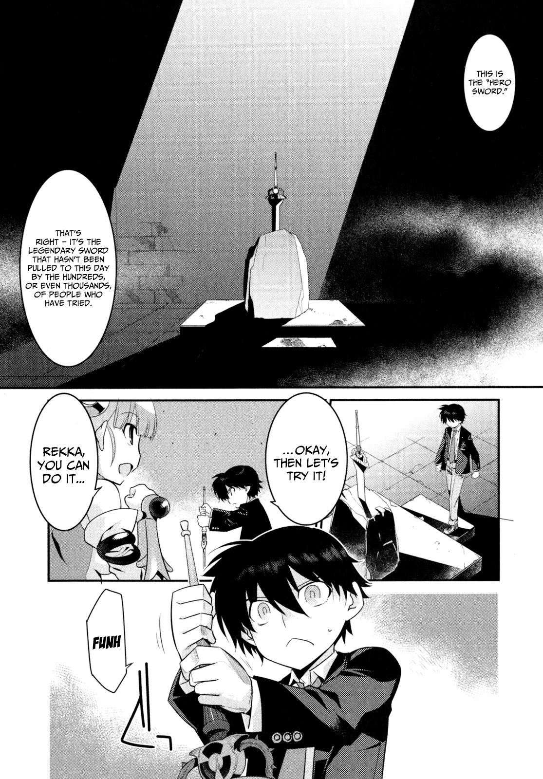 Ore ga Heroine o Tasukesugite Sekai ga Little Mokushiroku!? Chapter 12 page 11 - Chapter 12: Red Bond