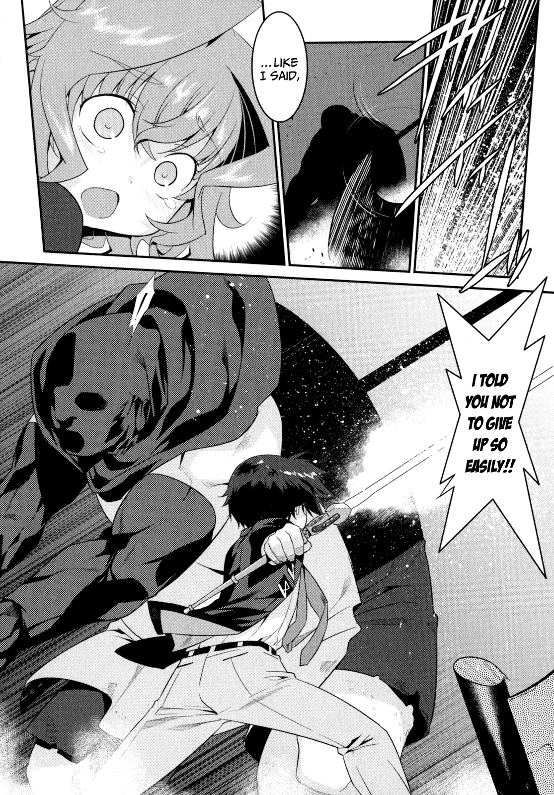 Ore ga Heroine o Tasukesugite Sekai ga Little Mokushiroku!? Chapter 12 page 17 - Chapter 12: Red Bond