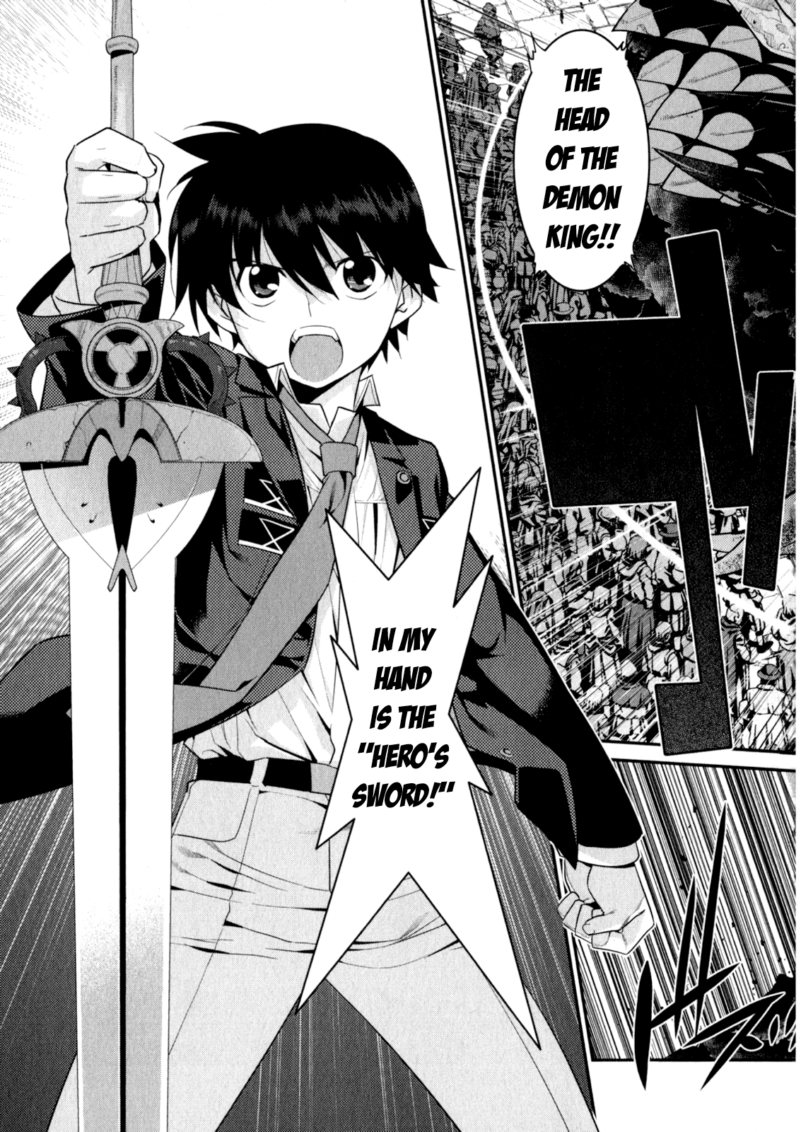 Ore ga Heroine o Tasukesugite Sekai ga Little Mokushiroku!? Chapter 12 page 24 - Chapter 12: Red Bond
