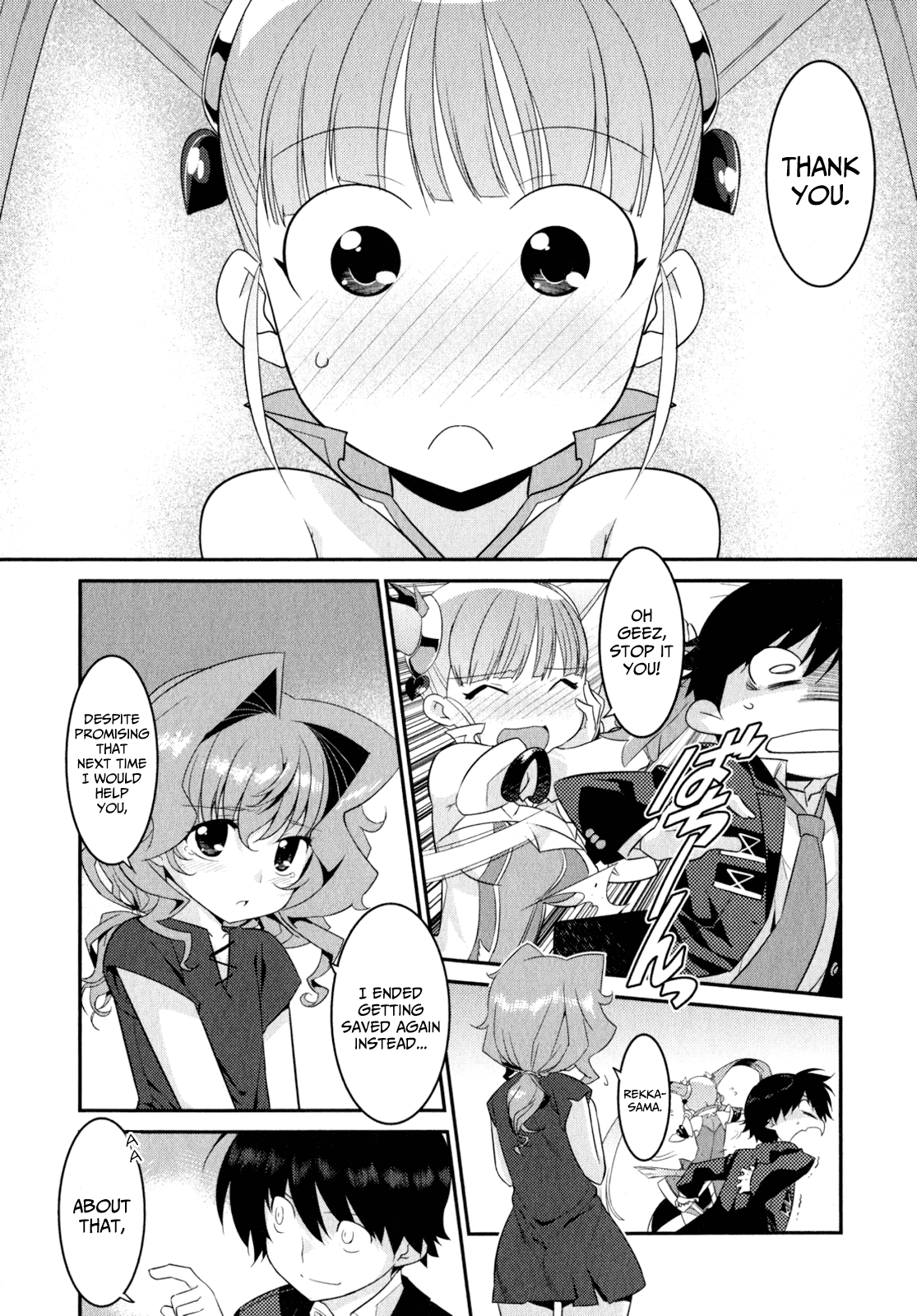 Ore ga Heroine o Tasukesugite Sekai ga Little Mokushiroku!? Chapter 12 page 28 - Chapter 12: Red Bond