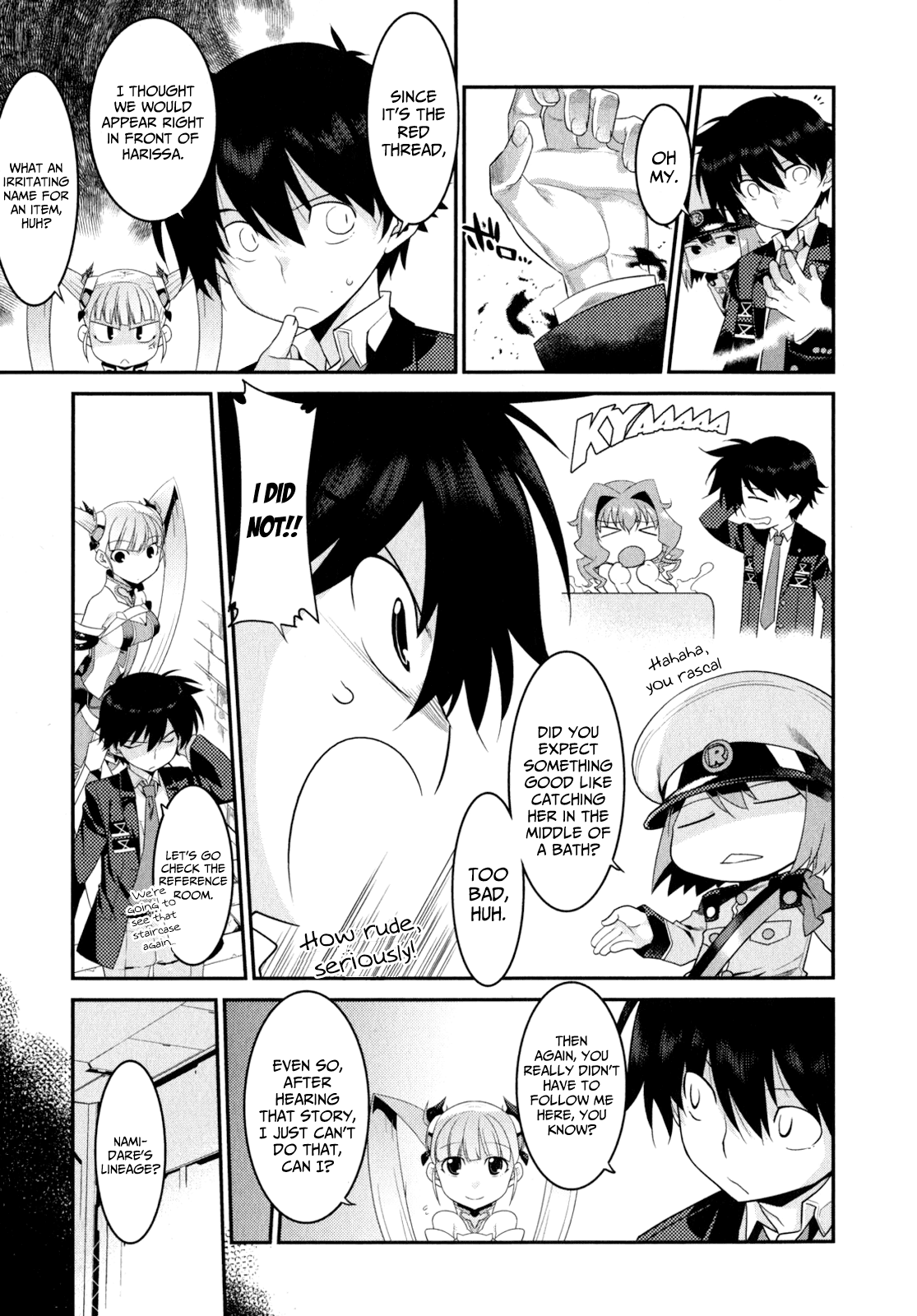 Ore ga Heroine o Tasukesugite Sekai ga Little Mokushiroku!? Chapter 12 page 4 - Chapter 12: Red Bond