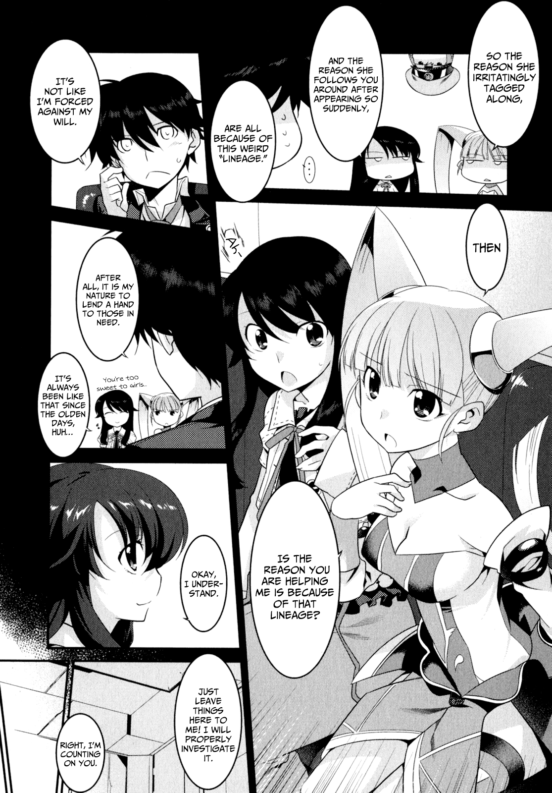 Ore ga Heroine o Tasukesugite Sekai ga Little Mokushiroku!? Chapter 12 page 5 - Chapter 12: Red Bond