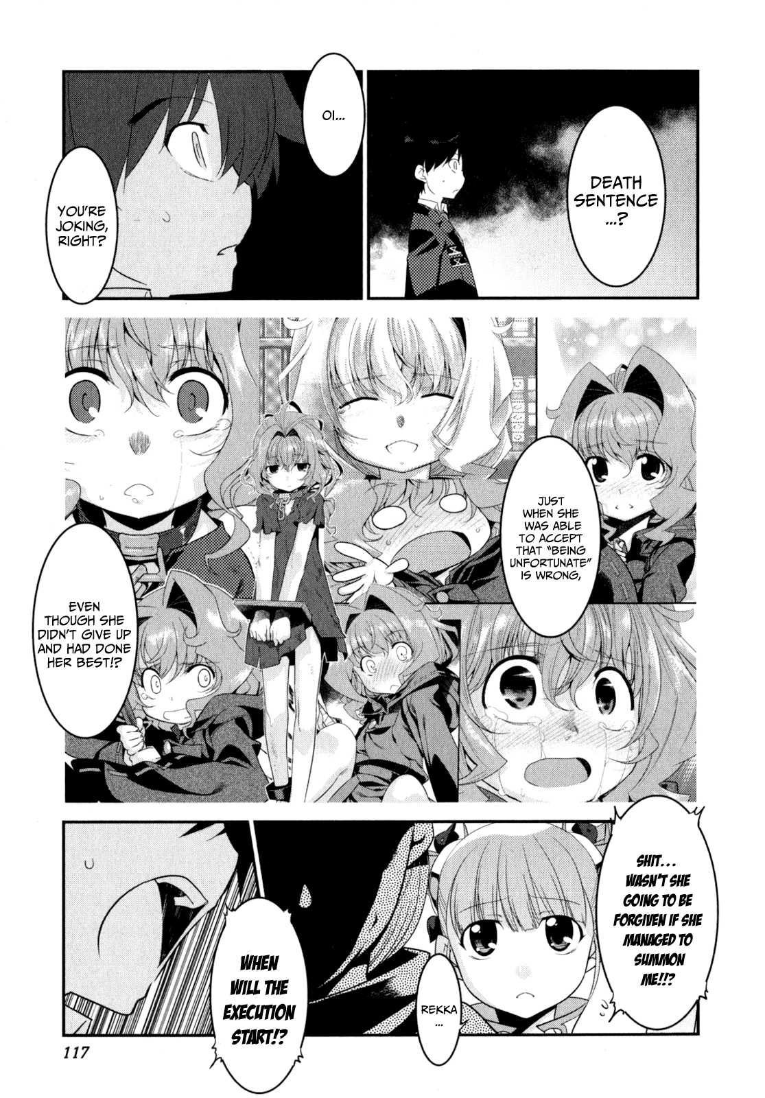 Ore ga Heroine o Tasukesugite Sekai ga Little Mokushiroku!? Chapter 12 page 8 - Chapter 12: Red Bond