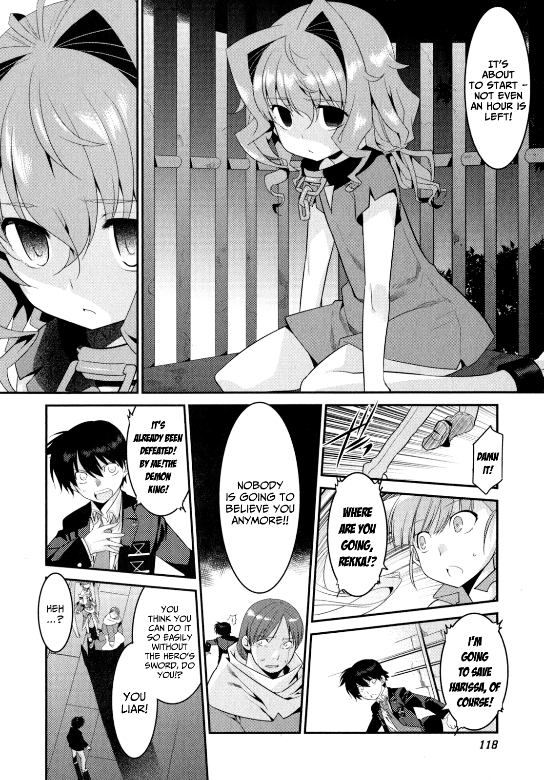 Ore ga Heroine o Tasukesugite Sekai ga Little Mokushiroku!? Chapter 12 page 9 - Chapter 12: Red Bond