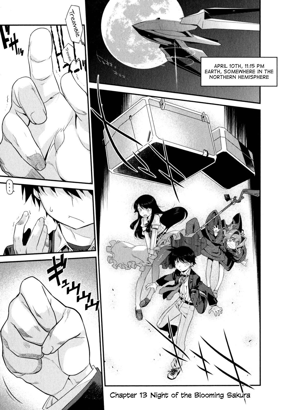 Ore ga Heroine o Tasukesugite Sekai ga Little Mokushiroku!? Chapter 13 page 2 - Chapter 13: Night of the Blooming Sakura