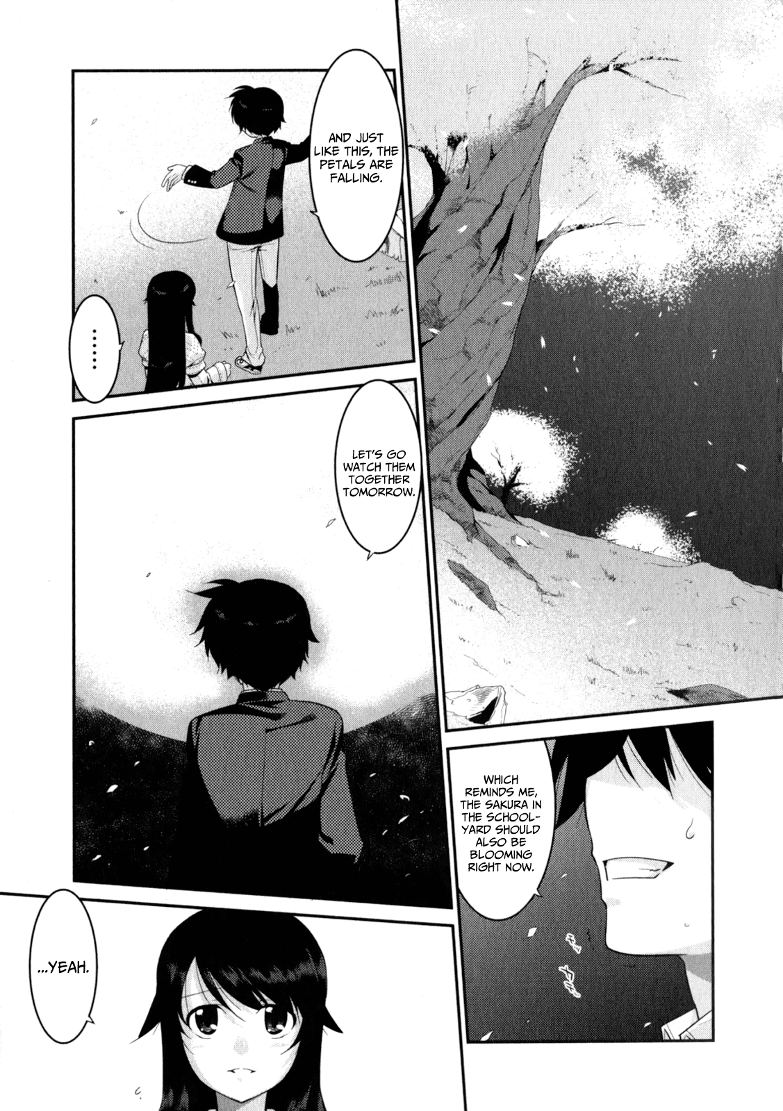 Ore ga Heroine o Tasukesugite Sekai ga Little Mokushiroku!? Chapter 13 page 4 - Chapter 13: Night of the Blooming Sakura